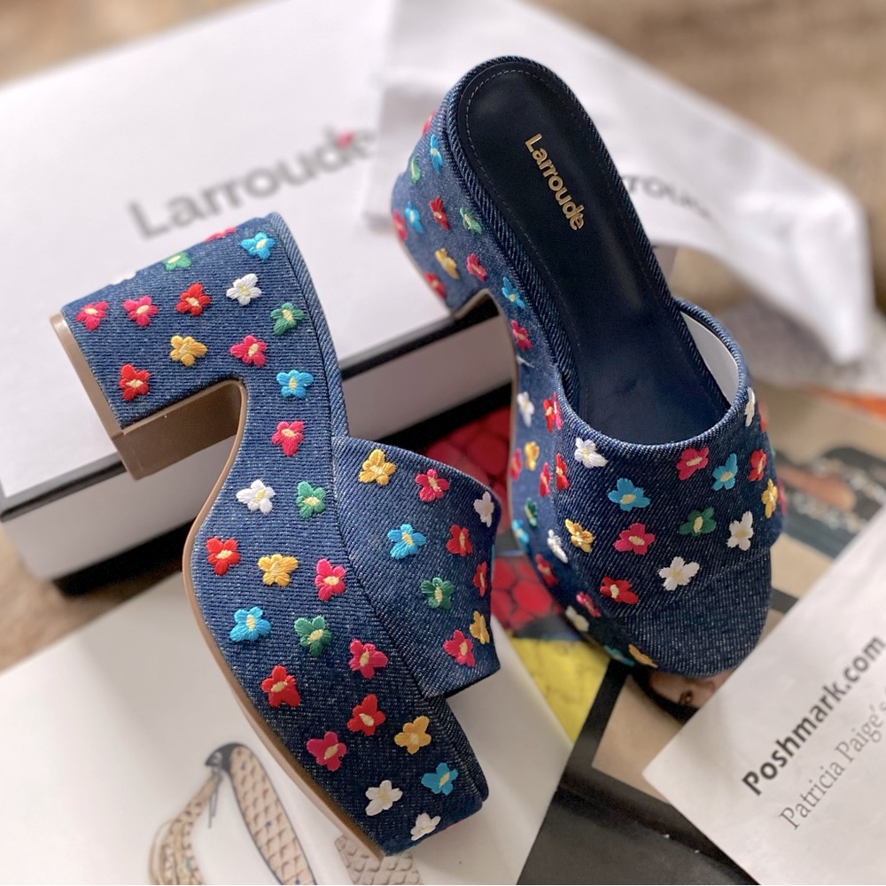 Anthropologie x Larroudé Miso Platform Sandal - Picture 13 of 13